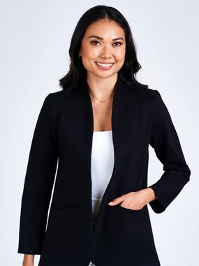 Always A. Line Ponte Blazer- black medium